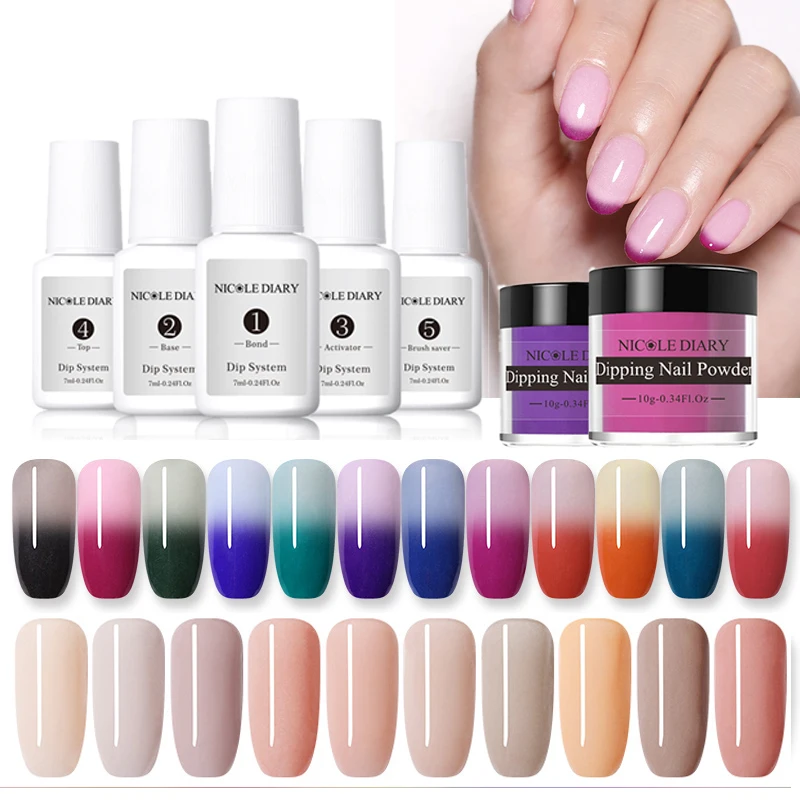 NICOLE DIARY Dipping Nail Powder 10g Thermal Temperature Color Changing Powder Dust Without Lamp Cure Nail Art Decorations 10g
NICOLE DIARY Dipping Nail Powder 10g Thermal Temperature Color Changing Powder Dust Without Lamp Cure Nail Art Decorations 10g