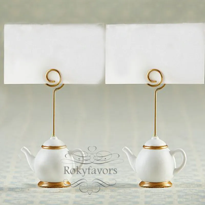 18PCS Whimsy Teapot Place Card Holder Wedding Favors TeaTime Party Card Clip Table Decor Event Supplies
18PCS Whimsy Teapot Place Card Holder Wedding Favors TeaTime Party Card Clip Table Decor Event Supplies
