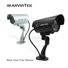 フェイクカメラ防水ダミー CCTV カメラと点滅 Led ライト屋外屋内リアルな fake カメラセキュリテ(China)
