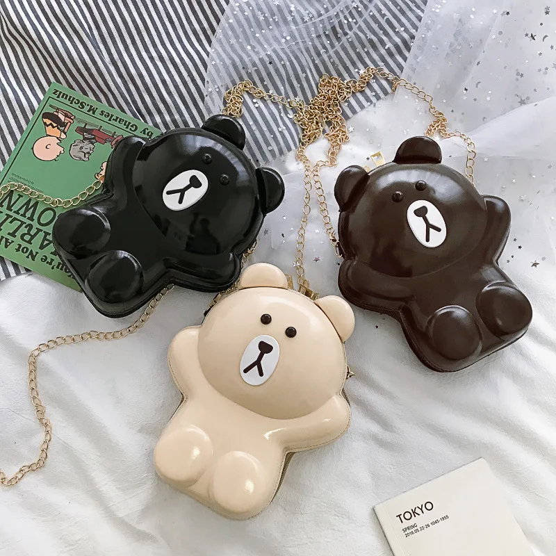 direct sales of summer new PVC dumbbell bear single shoulder bag Korean version of women's diagonal bag ins chain small bag
direct sales of summer new PVC dumbbell bear single shoulder bag Korean version of women's diagonal bag ins chain small bag