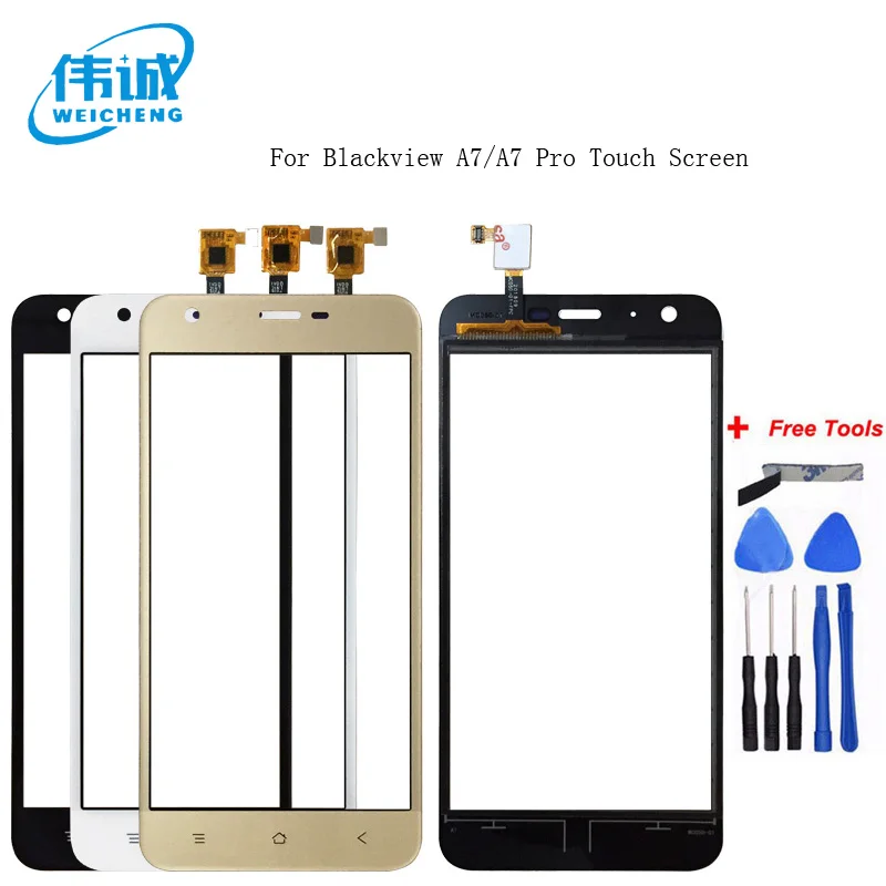 WEICHENG 5.0''For BlackView A7 / A7 Pro Touch Screen Lens Sensor Touch Panel Replacement Mobile Phone Accessories
WEICHENG 5.0''For BlackView A7 / A7 Pro Touch Screen Lens Sensor Touch Panel Replacement Mobile Phone Accessories