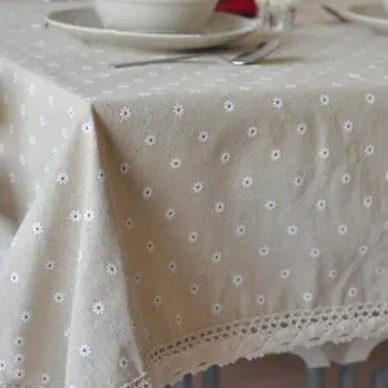 Nice Table Accessaries Floral Dustproof Table Covers Lace Edge Country Style Linen Cotton Table Cloth
Nice Table Accessaries Floral Dustproof Table Covers Lace Edge Country Style Linen Cotton Table Cloth