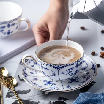 200ml Chinese Style Ceramic Porcelain Coffee Cup with Saucer Kit Milk Tea Handle Cups Juice Mugs Black Tea Mug Drinkware Teaware
200ml Chinese Style Ceramic Porcelain Coffee Cup with Saucer Kit Milk Tea Handle Cups Juice Mugs Black Tea Mug Drinkware Teaware