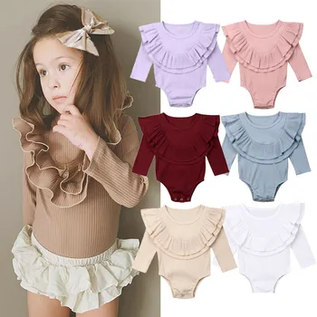 Winter Baby Girl Rompers Autumn Princess Newborn Baby Clothes For Girls Boys Ruffles Ruched Solid Jumpsuit Kids Baby Outfits
Winter Baby Girl Rompers Autumn Princess Newborn Baby Clothes For Girls Boys Ruffles Ruched Solid Jumpsuit Kids Baby Outfits