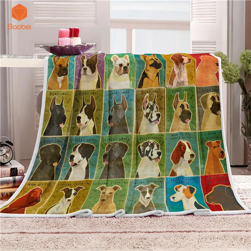 Bohemia Nap blanket Super Soft Cute Dog Velvet Plush Throw Blanket Art Children blanket Throw Travel Beach Towel Printed CB75
Bohemia Nap blanket Super Soft Cute Dog Velvet Plush Throw Blanket Art Children blanket Throw Travel Beach Towel Printed CB75