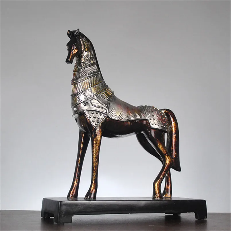 Business Gift War Horse Bronze Statue Resin Figurines Horses Crafts Ornaments Home Office Decoration Accessories Creative Gifts
Business Gift War Horse Bronze Statue Resin Figurines Horses Crafts Ornaments Home Office Decoration Accessories Creative Gifts