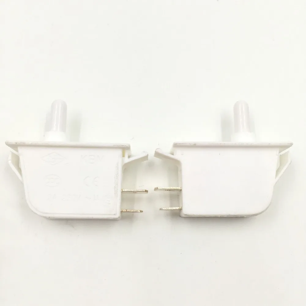 Factory Supplied 5 Pcs AC250V 1A SPST NO Momentary White Plastic Refrigerator Door Light Switch
Factory Supplied 5 Pcs AC250V 1A SPST NO Momentary White Plastic Refrigerator Door Light Switch