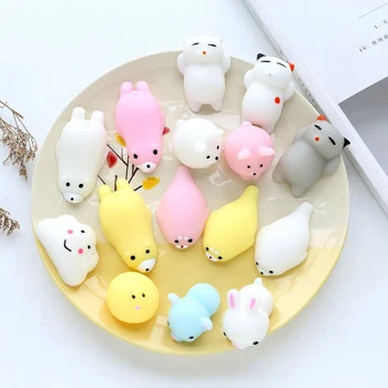 Funny Mini Handshake Toys Soft Silicone Soft Animals Cat Rubber Doll Squish Anti-stress Joke Toy squishie
Funny Mini Handshake Toys Soft Silicone Soft Animals Cat Rubber Doll Squish Anti-stress Joke Toy squishie