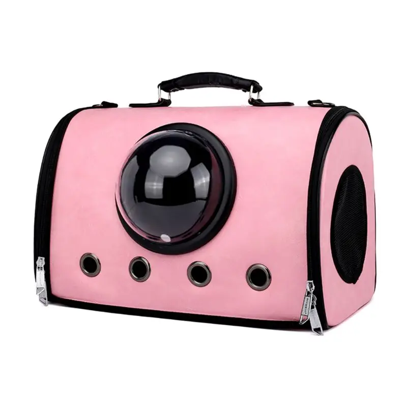 Pet Puppy Carrier Astronaut Handbag Bubble Sightseeing Space Leather Shoulder Bag Travel Crossbody for Cats and Dogs
Pet Puppy Carrier Astronaut Handbag Bubble Sightseeing Space Leather Shoulder Bag Travel Crossbody for Cats and Dogs