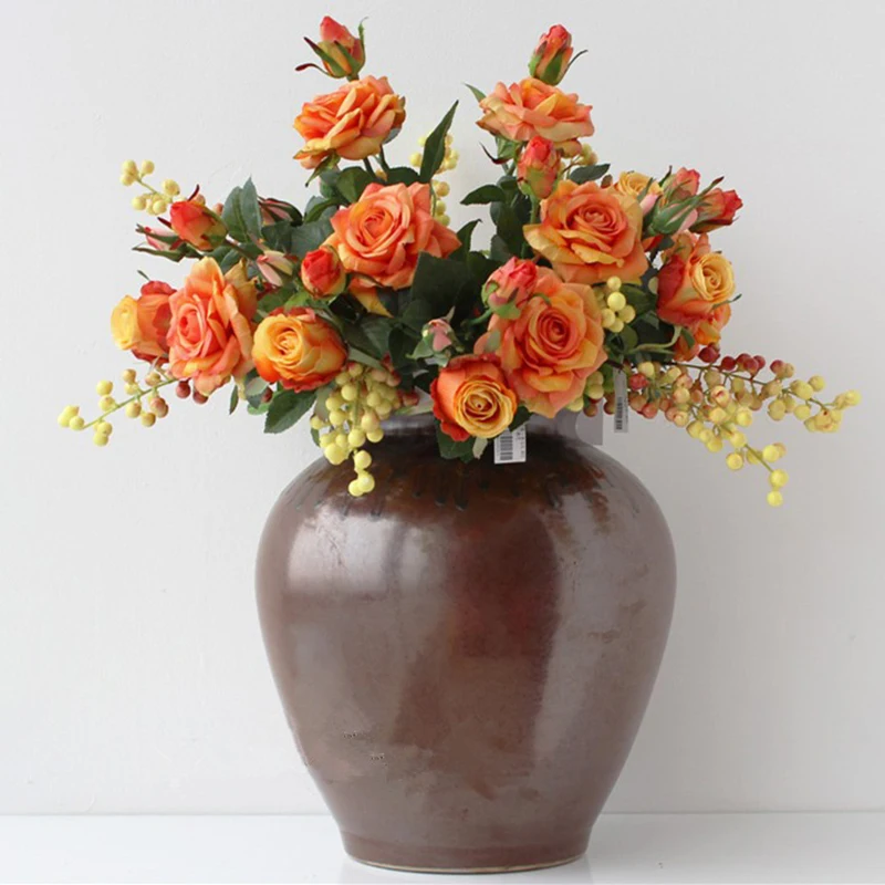 Whosale Artificial Latex Rose Flowers Two Heads Real Touch Flower Rose Bouquet Supplies For Home Decorations Wedding Party P0.5
Whosale Artificial Latex Rose Flowers Two Heads Real Touch Flower Rose Bouquet Supplies For Home Decorations Wedding Party P0.5