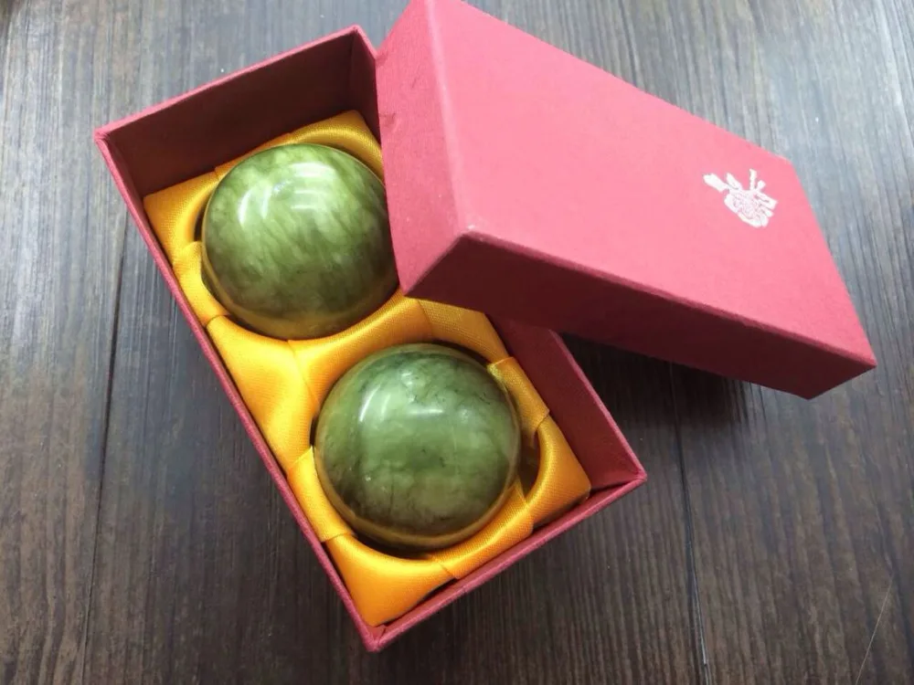Green Jade Natural Stone Massage Ball 50mm Exercise Meditation Stress Relief RSI Handball Fitness gym Ball Health Care Gift box
Green Jade Natural Stone Massage Ball 50mm Exercise Meditation Stress Relief RSI Handball Fitness gym Ball Health Care Gift box