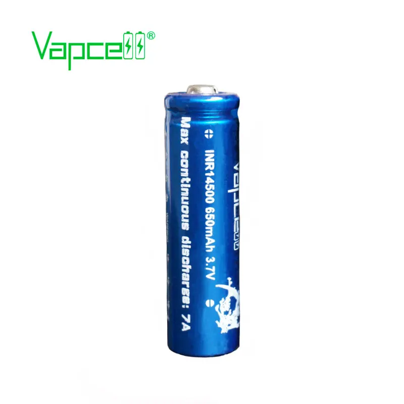 Free shipping 1usd coupon High power Vapcell button top INR14500 650mah 7A 3.7V li lon rechargeable battery For flashlights
Free shipping 1usd coupon High power Vapcell button top INR14500 650mah 7A 3.7V li lon rechargeable battery For flashlights