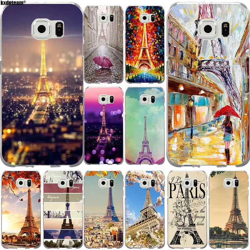 

Romantic Love Paris Eiffel Tower Soft TPU Silicon Phone Cases Cover for Samsung Galaxy S2 S3 S4 S5 Mini S6 S7 S8 S9 Edge Plus