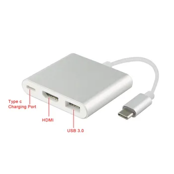 USB 3.1 Type-C to HDMI Adapter Converter 4K OTG Adapter Cable for MacBook Digital Camera Ultra HD TV LSMK99
USB 3.1 Type-C to HDMI Adapter Converter 4K OTG Adapter Cable for MacBook Digital Camera Ultra HD TV LSMK99
