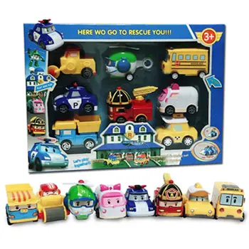8pcs/Set Original Box Robocar Poli Korea Kids Toys Poli Roy Amber Anime Action Figure Toys For Children Playmobil Juguetes
8pcs/Set Original Box Robocar Poli Korea Kids Toys Poli Roy Amber Anime Action Figure Toys For Children Playmobil Juguetes
