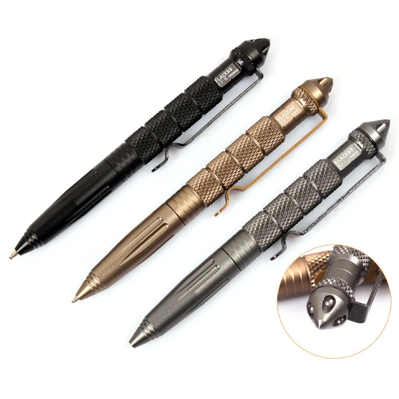 1PCS Self Defense Grey Personal Safety Protective Stinger Weapons Tactical Pen Multi-function Camping Tool For Writing Supplies
1PCS Self Defense Grey Personal Safety Protective Stinger Weapons Tactical Pen Multi-function Camping Tool For Writing Supplies