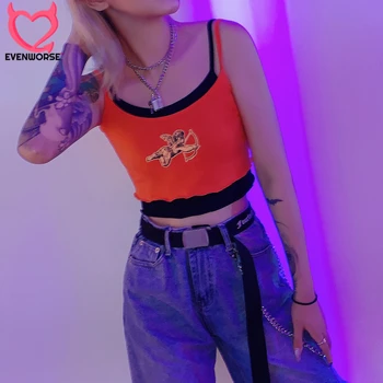 Evenworse 2019 summer tank top women camis double spaghetti straps new fashion printed cartoon crop tops lady casual streetwear
Evenworse 2019 summer tank top women camis double spaghetti straps new fashion printed cartoon crop tops lady casual streetwear