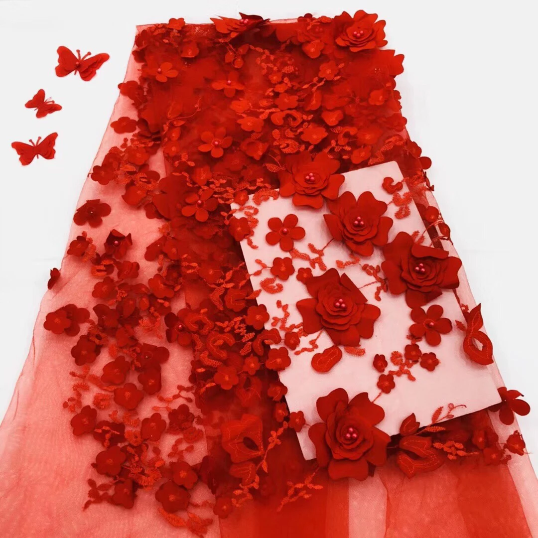 Nigerian High Quality RED African Beaded Lace Fabric 3D Flower French Tulle Lace Fabric 2019 Nigeria for bridal dress RF27121
Nigerian High Quality RED African Beaded Lace Fabric 3D Flower French Tulle Lace Fabric 2019 Nigeria for bridal dress RF27121