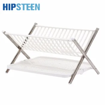 HIPSTEEN Plastic Kitchen Utensil Double Layers Dish Rack Collapsible Compact Dish Drying Drainer For The Kitchen
HIPSTEEN Plastic Kitchen Utensil Double Layers Dish Rack Collapsible Compact Dish Drying Drainer For The Kitchen