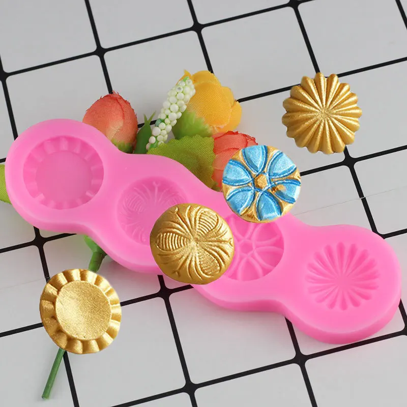 Mujiang DIY Button Shape Silicone Cake Mold Baking Mould Candy Cookie Chocolate Sugar Craft Lace Fondant Cake Decorating Tools
Mujiang DIY Button Shape Silicone Cake Mold Baking Mould Candy Cookie Chocolate Sugar Craft Lace Fondant Cake Decorating Tools