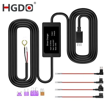 HGDO Dash Cam Hardwire Kit Mini USB Port DC 12/24V to 5V Car Charger Cable Hard Wire kits Low Voltage Protection for Car DVR GPS
HGDO Dash Cam Hardwire Kit Mini USB Port DC 12/24V to 5V Car Charger Cable Hard Wire kits Low Voltage Protection for Car DVR GPS