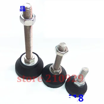 50pcs M16x160-D60 knuckle feet nylon bracket support Adjusting Universal foot Cup