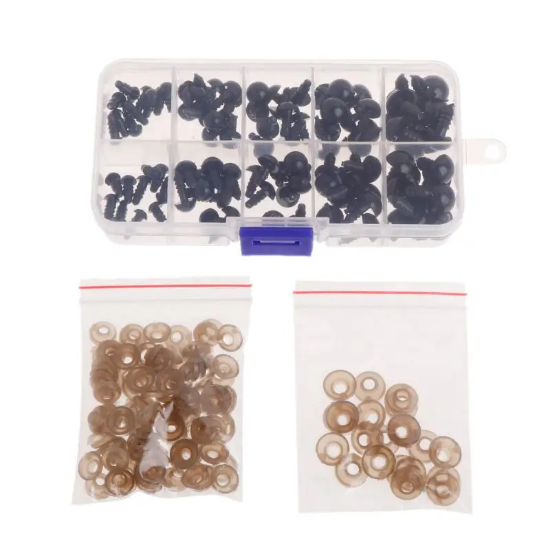 100pcs 6mm/8mm/9mm/10mm/12mm Plastic Safety Eyes For Bear Stuffed Toys Animal Puppet Dolls Craft DIY Accessories With Washers
100pcs 6mm/8mm/9mm/10mm/12mm Plastic Safety Eyes For Bear Stuffed Toys Animal Puppet Dolls Craft DIY Accessories With Washers