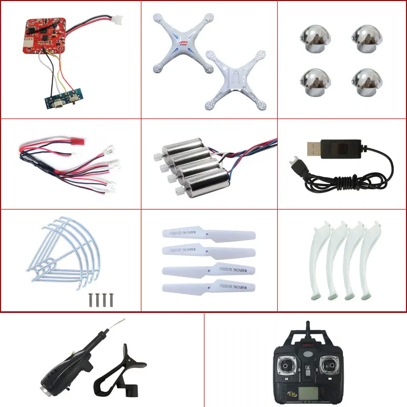 2MP WiFi Camera For SYMA X5SC X5SW RC Drone Spare Parts Circuit board Propellers Blade Motor Shell Remote Control Charger etc.
2MP WiFi Camera For SYMA X5SC X5SW RC Drone Spare Parts Circuit board Propellers Blade Motor Shell Remote Control Charger etc.