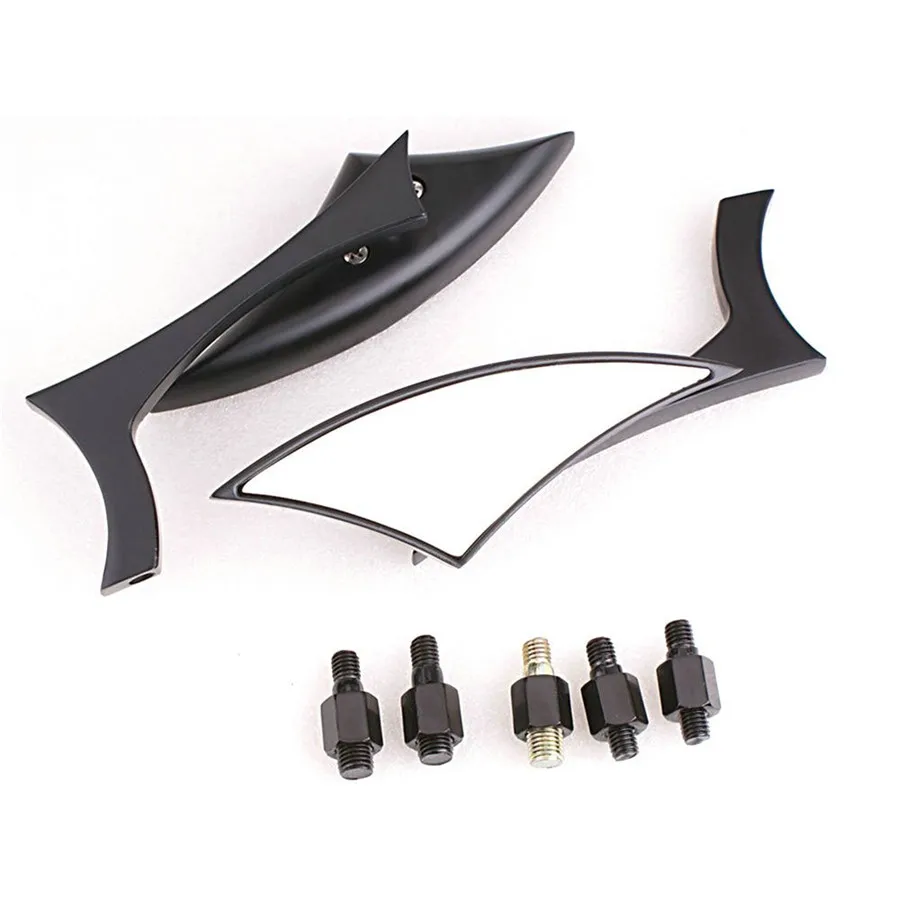 1 pair Black Blade Custom Motorcycle Side Rearview Mirrors for Harley Honda Yamaha Suzuki Shadow Chopper Street Bike
1 pair Black Blade Custom Motorcycle Side Rearview Mirrors for Harley Honda Yamaha Suzuki Shadow Chopper Street Bike