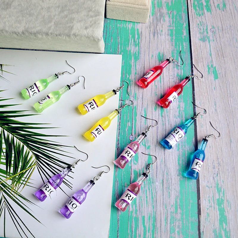 Fruit drink bottle Drop Earrings for Women Fashion Accessories Girl DIY Handmade Unique Personality Dangle Earrings Jewelry Gift
Fruit drink bottle Drop Earrings for Women Fashion Accessories Girl DIY Handmade Unique Personality Dangle Earrings Jewelry Gift