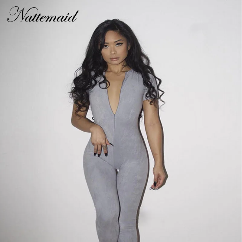 NATTEMAID 2017 Women New Rompers and Jumpsuit Womens Short sleeve Playsuit BodysuitsDeep V neck Jumpsuits
NATTEMAID 2017 Women New Rompers and Jumpsuit Womens Short sleeve Playsuit BodysuitsDeep V neck Jumpsuits