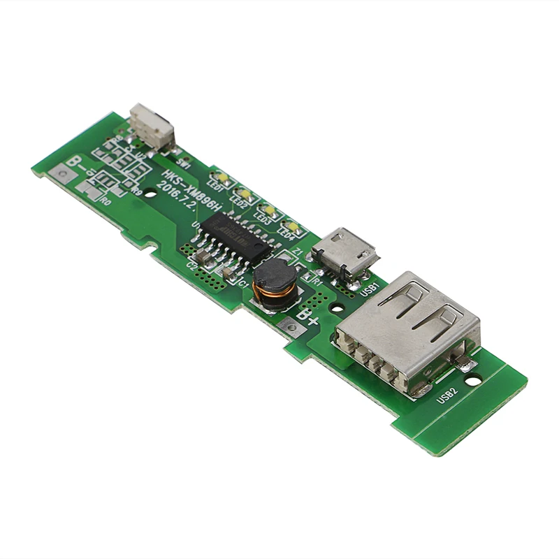 1PCS USB 5V 2A Mobile Phone Power Bank Charger PCBA Board Module For 18650 Battery
1PCS USB 5V 2A Mobile Phone Power Bank Charger PCBA Board Module For 18650 Battery