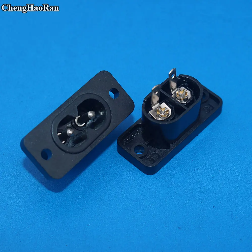 ChengHaoRan AC 250V 2.5A IEC320 C7 разъем паяльные Контакты Разъем питания IEC 320|power connector