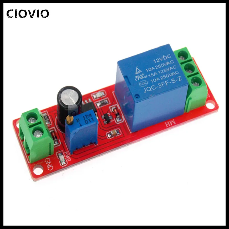 DC 5V 12V Time Delay Relay NE555 Time Relay Shield Timing Relay Timer Control Switch Car Relays Pul