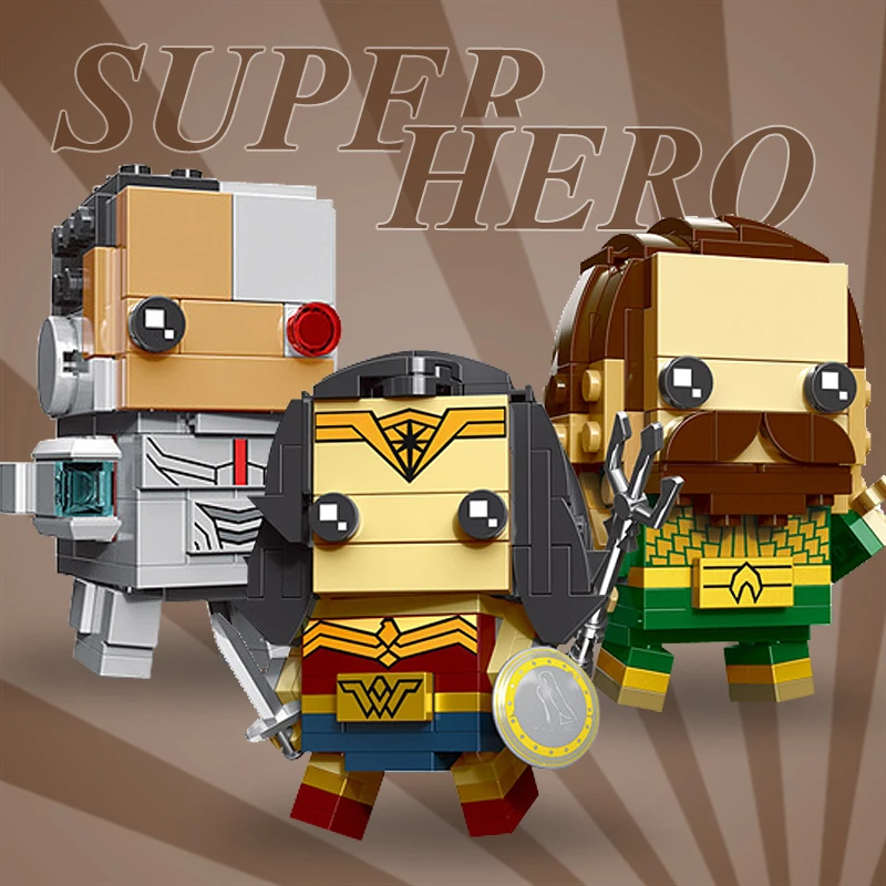 Batman Wonder Woman Superman Flash Toys Blocks Mini Action Figure Aquaman Cyborg Superhero Doll Movie Characters Gift For Men
Batman Wonder Woman Superman Flash Toys Blocks Mini Action Figure Aquaman Cyborg Superhero Doll Movie Characters Gift For Men