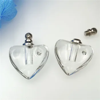 200pieces 19x19mm clear transparency heart Crystal Vials perfume bottle fashion necklace jewelry pendant name on rice charms
200pieces 19x19mm clear transparency heart Crystal Vials perfume bottle fashion necklace jewelry pendant name on rice charms