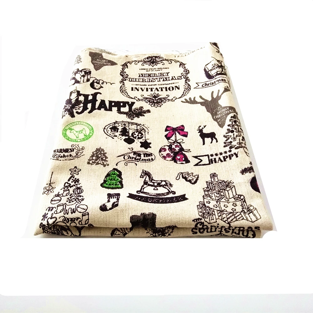 1.6 Yards Retro Merry Christmas Pattern Cotton Linen Sewing Cloth Fabric DIY Patchwork Kids Bedding Textile Sewing Accessories
1.6 Yards Retro Merry Christmas Pattern Cotton Linen Sewing Cloth Fabric DIY Patchwork Kids Bedding Textile Sewing Accessories