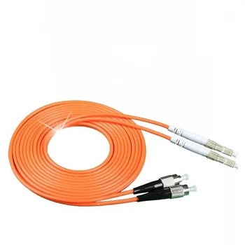 Optical Fiber Jumper Patch Cord Cable,LC/UPC-FC/UPC,3.0mm Diameter,OM1 Multimode 62.5/125,Duplex
Optical Fiber Jumper Patch Cord Cable,LC/UPC-FC/UPC,3.0mm Diameter,OM1 Multimode 62.5/125,Duplex