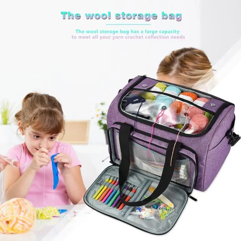 Crochet Hooks Thread Yarn Oxford Storage Bag 2019 DIY Knitting Tote Bag Sewing Kit Organizer Large Capacity Collection Holder
Crochet Hooks Thread Yarn Oxford Storage Bag 2019 DIY Knitting Tote Bag Sewing Kit Organizer Large Capacity Collection Holder