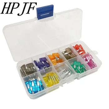 100pcs/lot Mini Auto Fuse 10 Value Car Fuse Blade Kit Assortment with Box 2A 3A 5A 7.5A 10A 15A 20A 25A 30A 35A
100pcs/lot Mini Auto Fuse 10 Value Car Fuse Blade Kit Assortment with Box 2A 3A 5A 7.5A 10A 15A 20A 25A 30A 35A