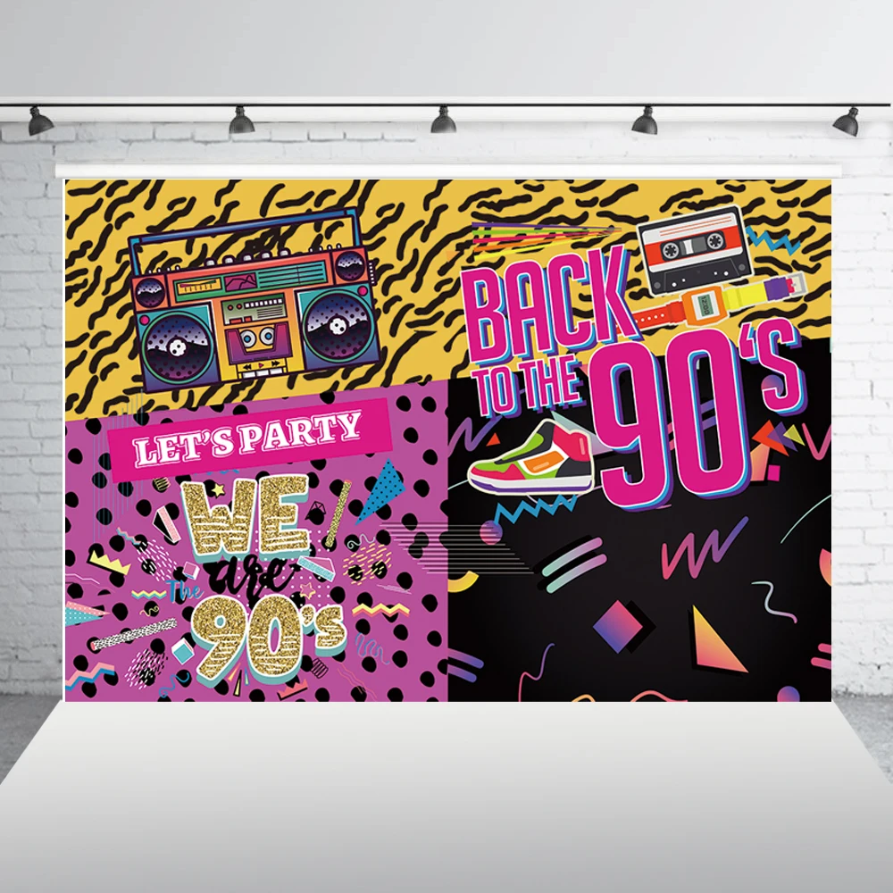 Huayi Back To The 90 S Hip Hop Graffiti Wall Portrait Banner