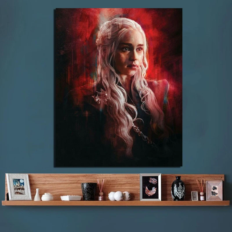 Game Of Thrones Daenerys Targaryen Wallpaper Canvas Painting Living Room Home Decoration Modern Wall Art Oil Painting Posters HD
Game Of Thrones Daenerys Targaryen Wallpaper Canvas Painting Living Room Home Decoration Modern Wall Art Oil Painting Posters HD