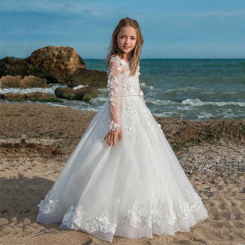 POSH DREAM White Lace Flower Girls Dresses for Weddings Evening Birthday Party Ball Gown for Girls Flower Girl Pageant Dresses
POSH DREAM White Lace Flower Girls Dresses for Weddings Evening Birthday Party Ball Gown for Girls Flower Girl Pageant Dresses