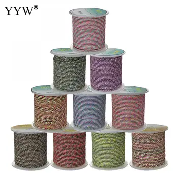

15m/Pc 2mm Macrame Rope Satin Rattail Nylon Cords/String Kumihimo Chinese Knot Cord Diy Bracelet Jewelry Findings Beading Thread