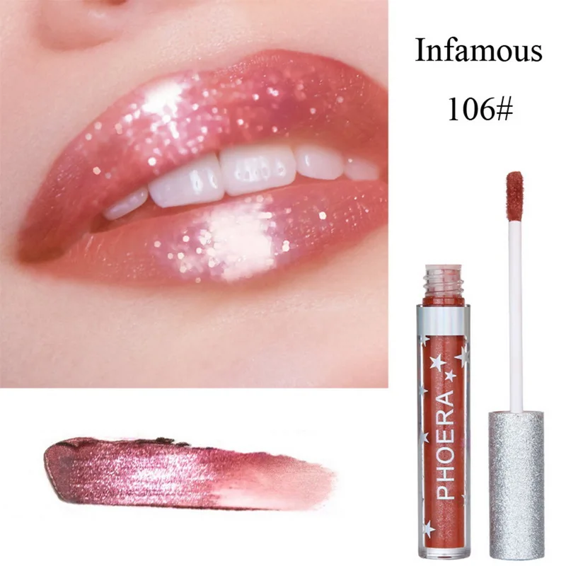 Liquid Lipstick Maquiagem Shining Lip Tint Lipgloss Women Cosmetics Makeup Metal Lip Gloss
Liquid Lipstick Maquiagem Shining Lip Tint Lipgloss Women Cosmetics Makeup Metal Lip Gloss