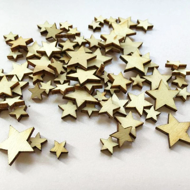 100Pcs Mixed Size 10mm-20mm Natural Wooden Star Plain Shabby Chic Craft Table Scatter Decor Rustic Wedding Decorations Buttons
100Pcs Mixed Size 10mm-20mm Natural Wooden Star Plain Shabby Chic Craft Table Scatter Decor Rustic Wedding Decorations Buttons