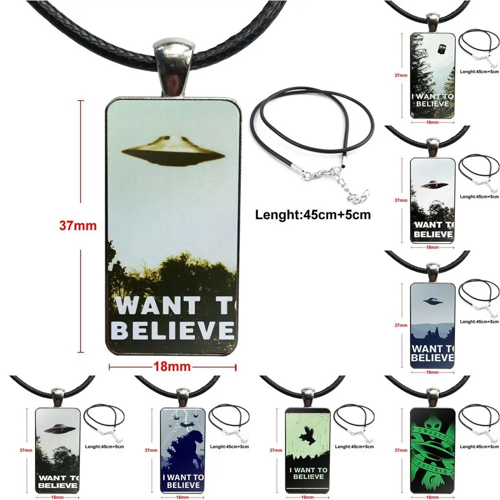 For Women Men Fashion Necklace Handmade Rectangle Shape Choker Necklace Jewelry Multi Designs Custom Design I Want To Believe
For Women Men Fashion Necklace Handmade Rectangle Shape Choker Necklace Jewelry Multi Designs Custom Design I Want To Believe