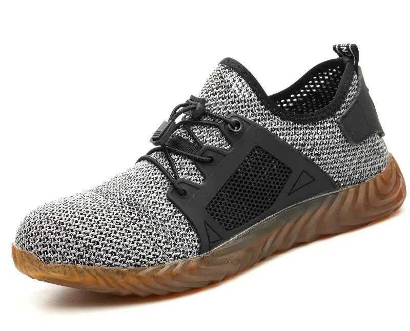 DEWBest Breathable Mesh Safety Shoes Men Light Sneaker Indestructible Steel Toe Soft Anti-piercing Work Boots Plus size 36-48 
DEWBest Breathable Mesh Safety Shoes Men Light Sneaker Indestructible Steel Toe Soft Anti-piercing Work Boots Plus size 36-48