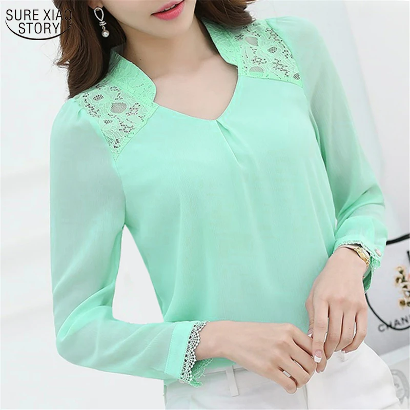 New 2018 autumn Women's Profession Long-sleeved Solid Chiffon Blouse Shirts Women Plus Size Fashion Casual Women Clothing 860
New 2018 autumn Women's Profession Long-sleeved Solid Chiffon Blouse Shirts Women Plus Size Fashion Casual Women Clothing 860