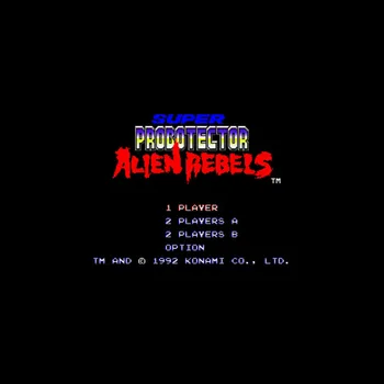 Super Probotector - The Alien Rebels NTSC Version 16 Bit 46 Pin Big Gray Game Card For USA Game Players
Super Probotector - The Alien Rebels NTSC Version 16 Bit 46 Pin Big Gray Game Card For USA Game Players